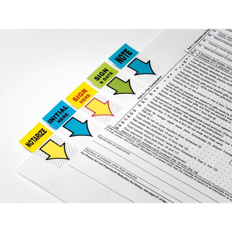 Post-it® Message Flag Value Pack