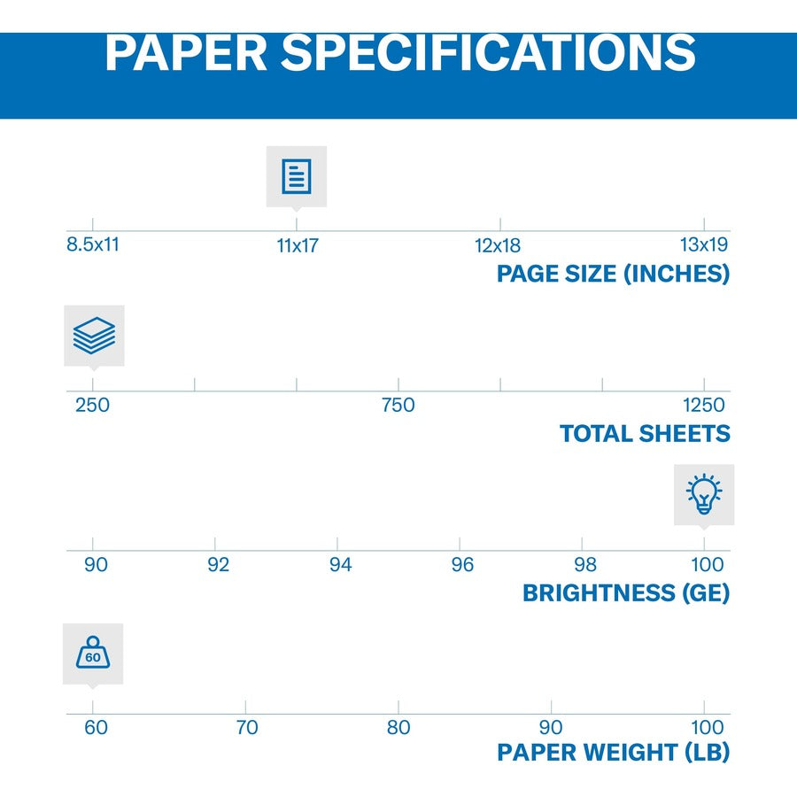 Hammermill Color Copy Cover for Color Copiers, Inkjet & Laser Printers - White