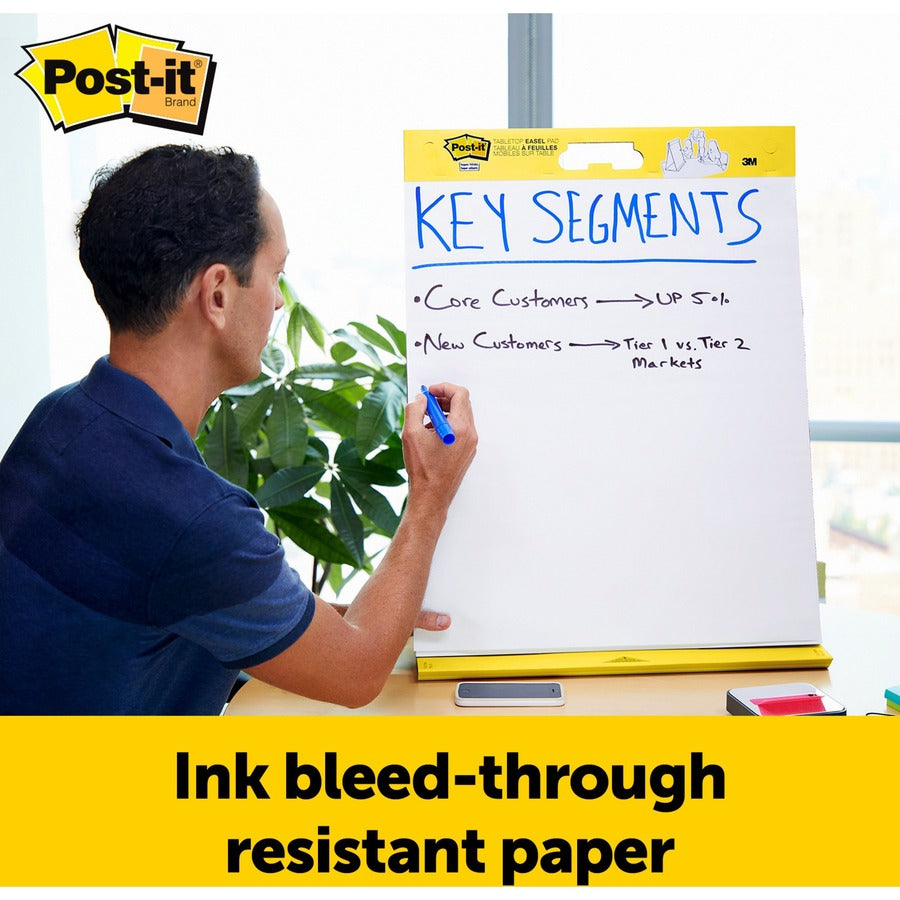 Post-it® Super Sticky Tabletop Easel Pad with Dry Erase Surface