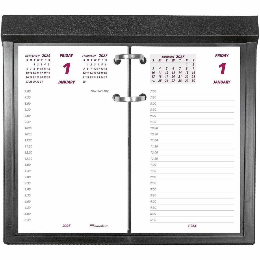 Brownline Daily Calendar Refill for C2S Stand, English