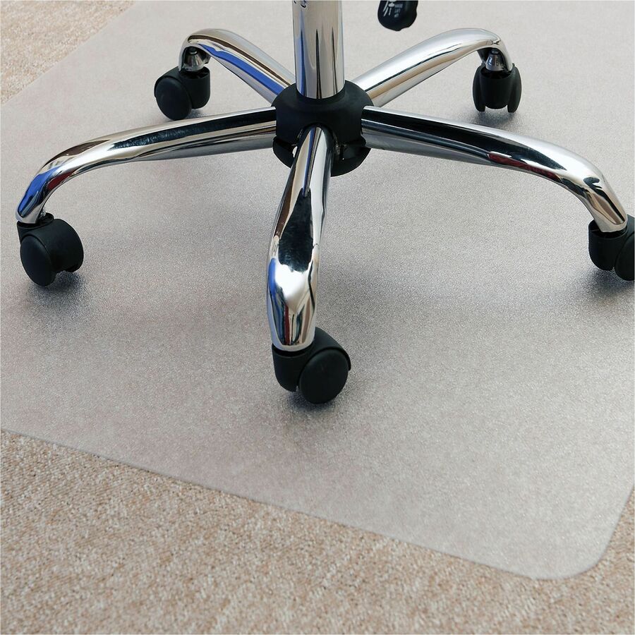 Lorell Lipped Chair Mat for Medium-Pile Carpet - 36" x 48"