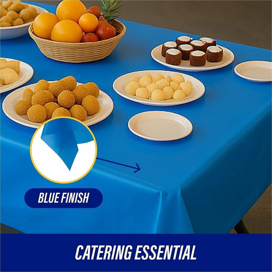 Genuine Joe Plastic Rectangular Table Covers