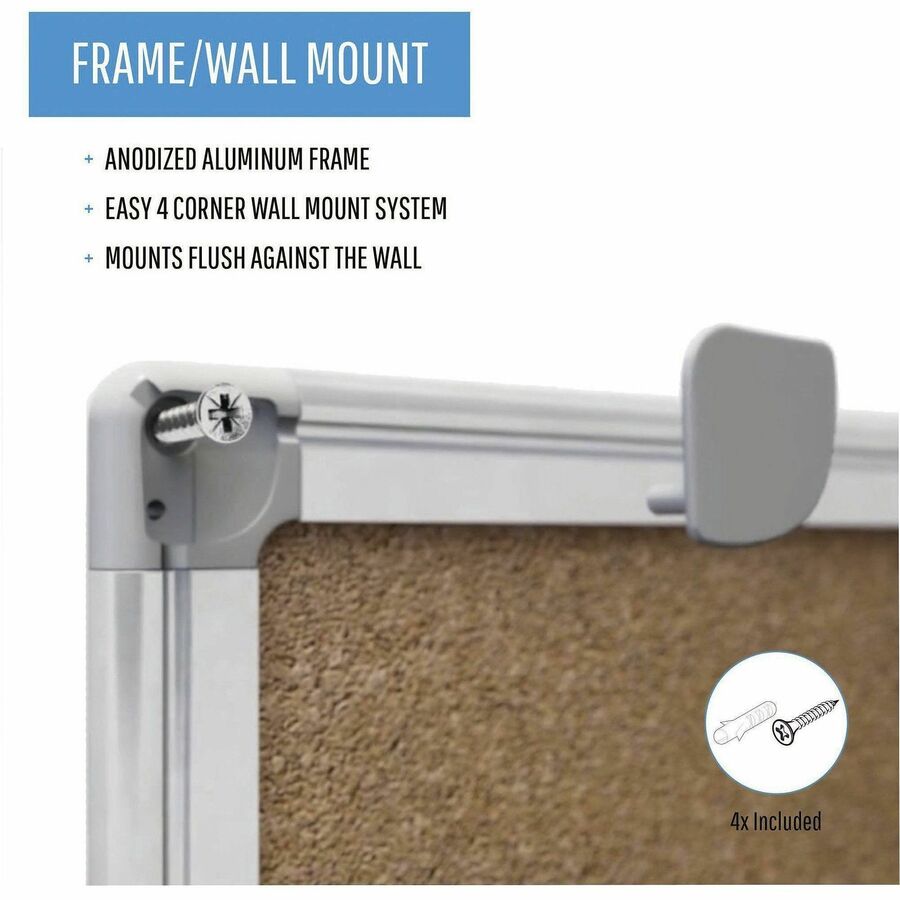 MasterVision Earth Series Recycled Cork Boards