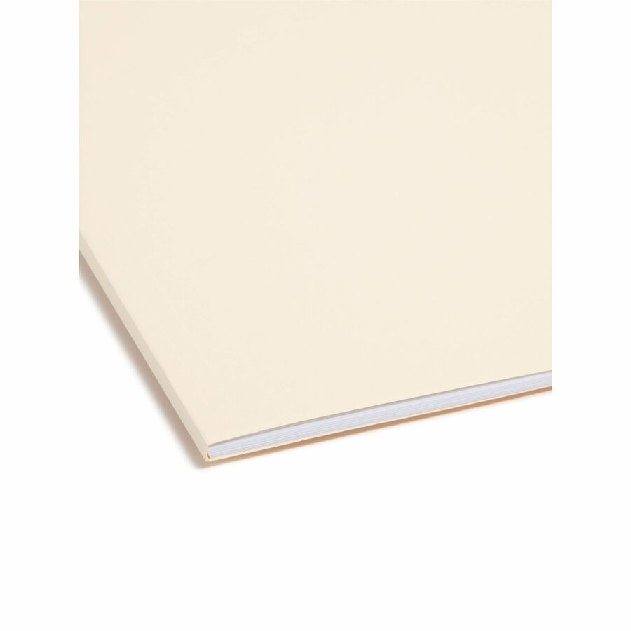 Smead SuperTab 1/3 Tab Cut Letter Recycled Fastener Folder