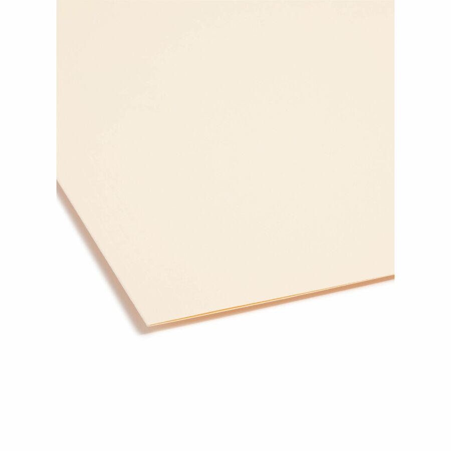 Smead SuperTab 1/3 Tab Cut Letter Recycled Fastener Folder