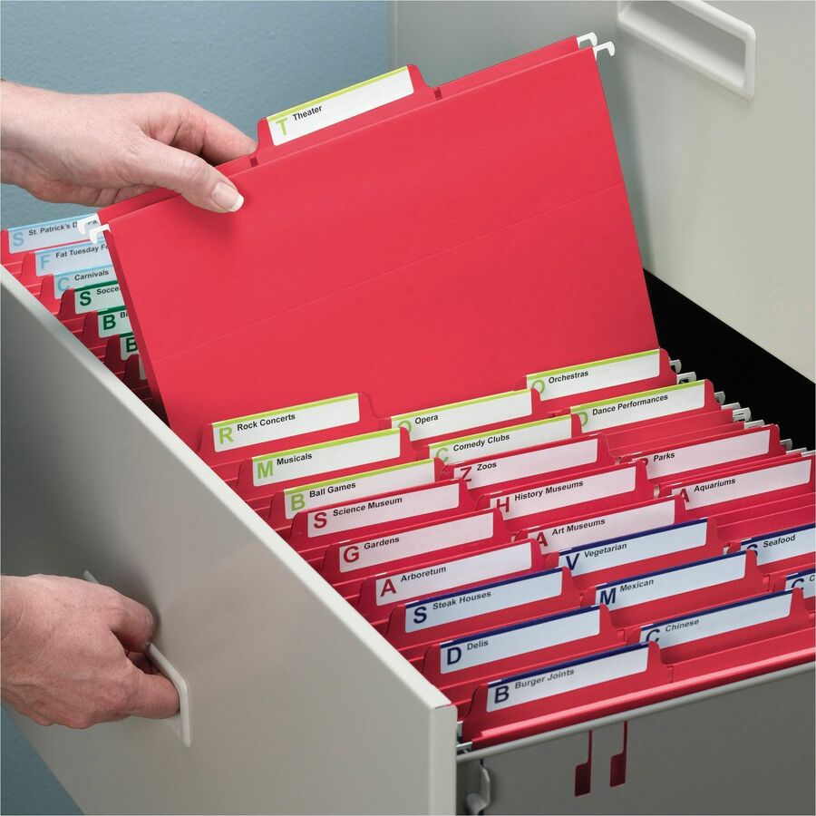 Smead FasTab 1/3 Tab Cut Letter Recycled Hanging Folder