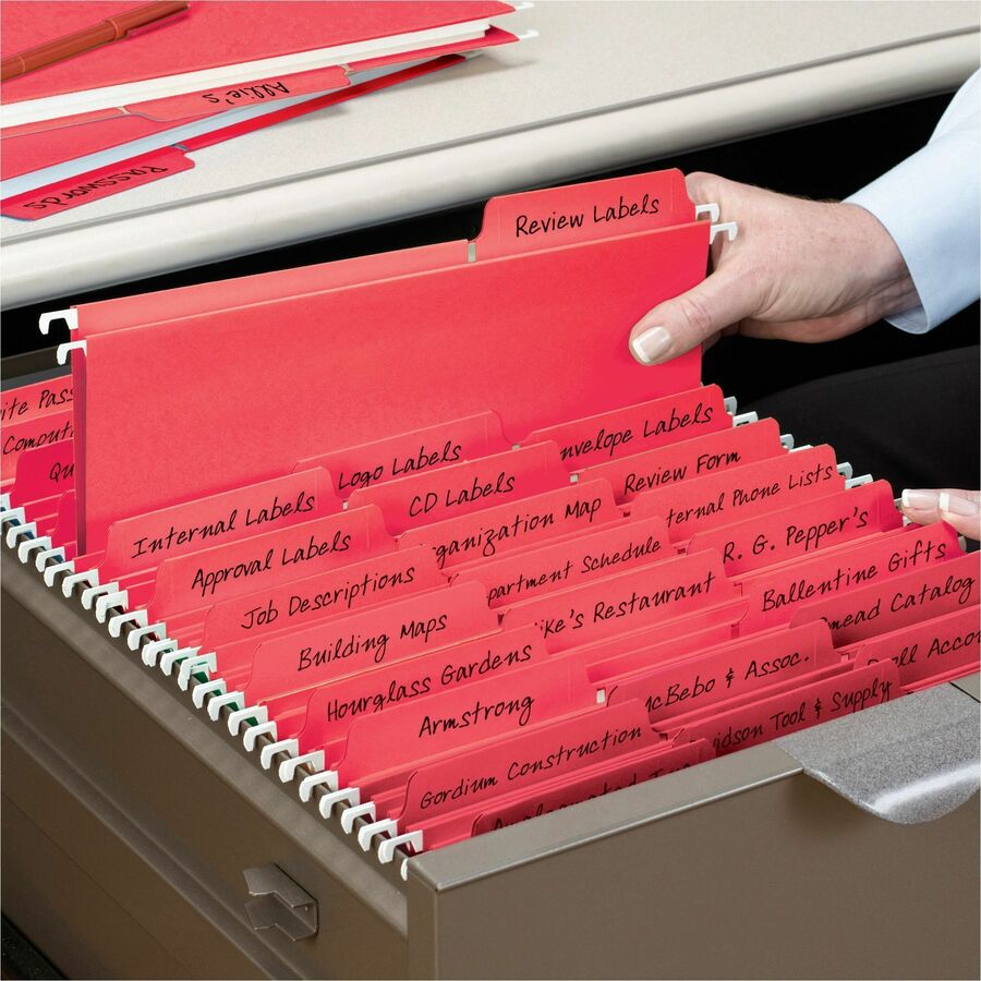 Smead FasTab 1/3 Tab Cut Letter Recycled Hanging Folder
