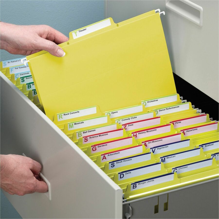 Smead FasTab 1/3 Tab Cut Letter Recycled Hanging Folder