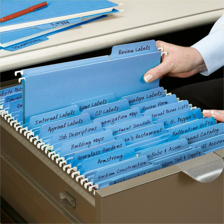 Smead FasTab 1/3 Tab Cut Letter Recycled Hanging Folder