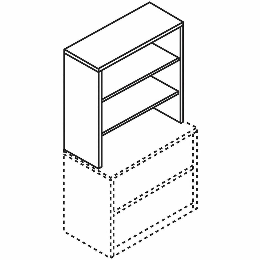 HON 10500 H105292 Bookcase Hutch