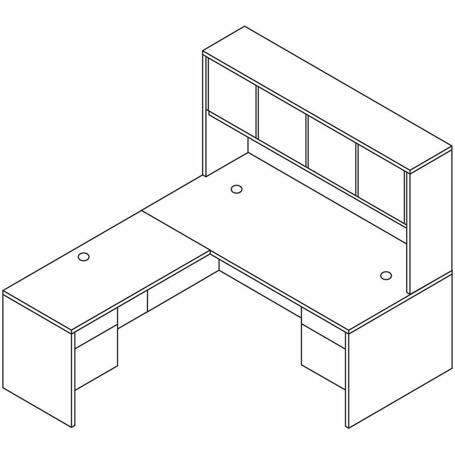 HON 10500 H10586L Pedestal Desk