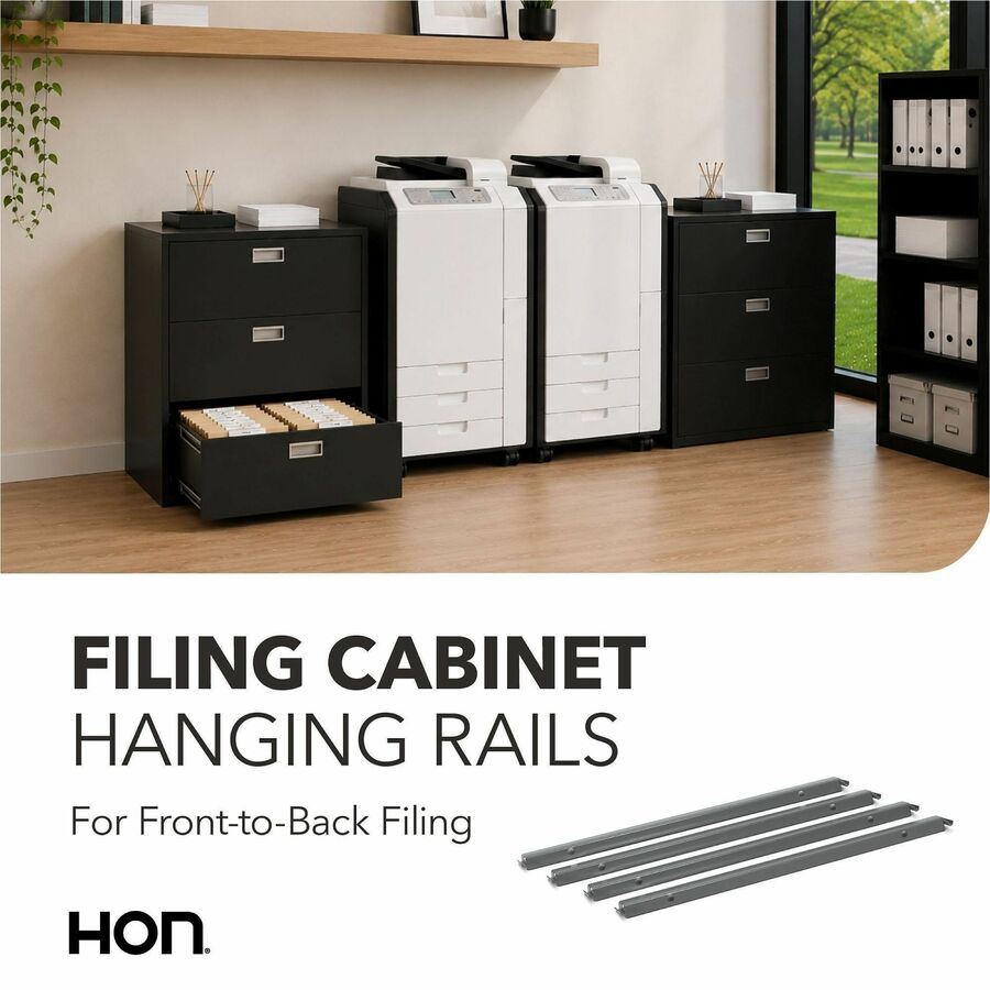 HON Single Front-to-Back Hanging File Rails