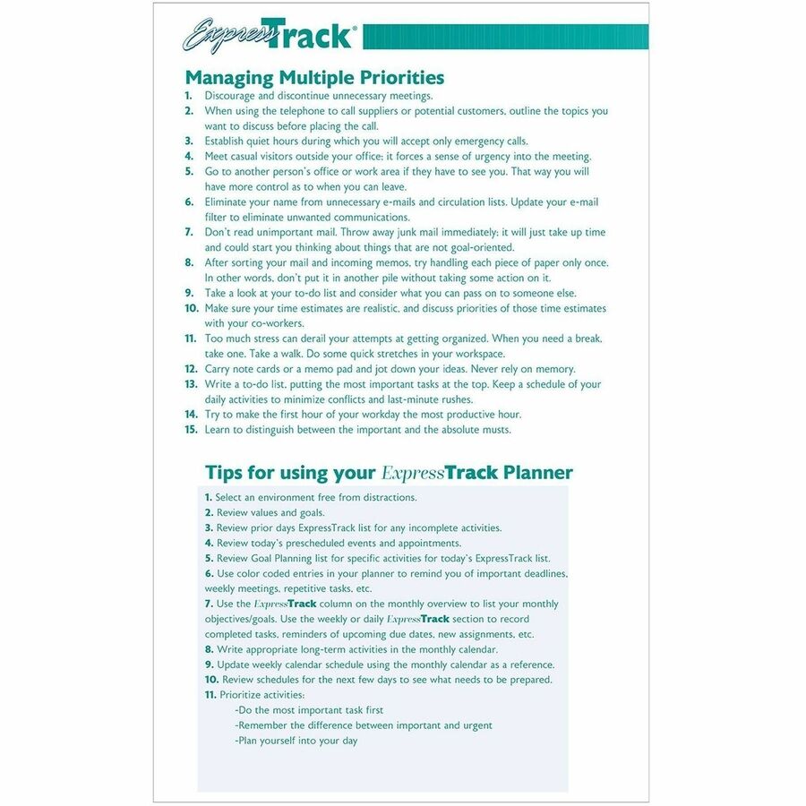 House of Doolittle Express Track Weekly/Monthly Calendar Planner