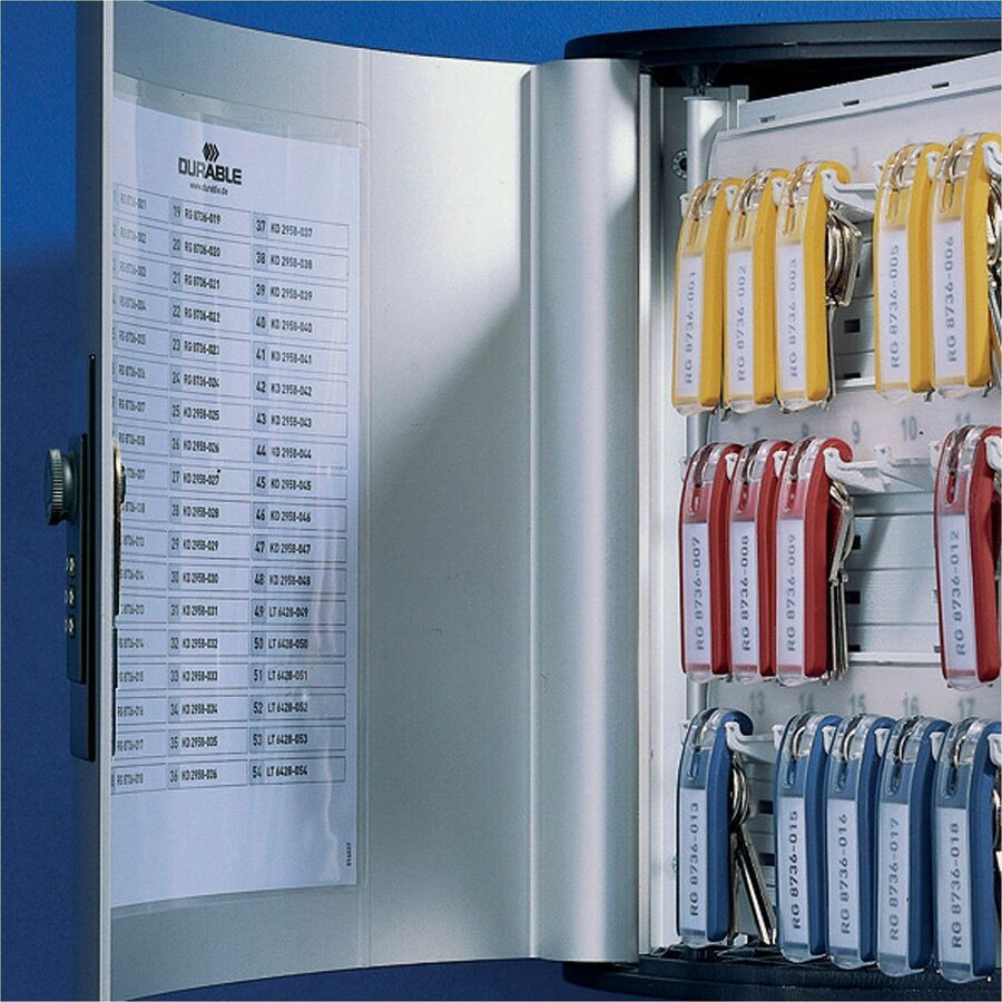 DURABLE Predrilled Brushed Key Cabinet