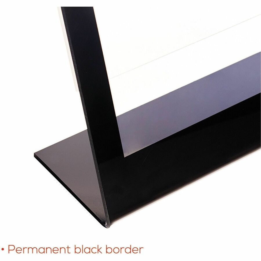 Deflecto Superior Image Bordered Sign Holder