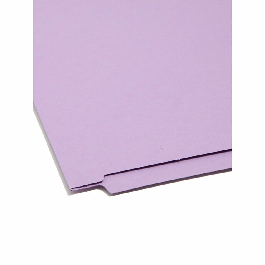Smead Straight Tab Cut Letter Recycled Fastener Folder