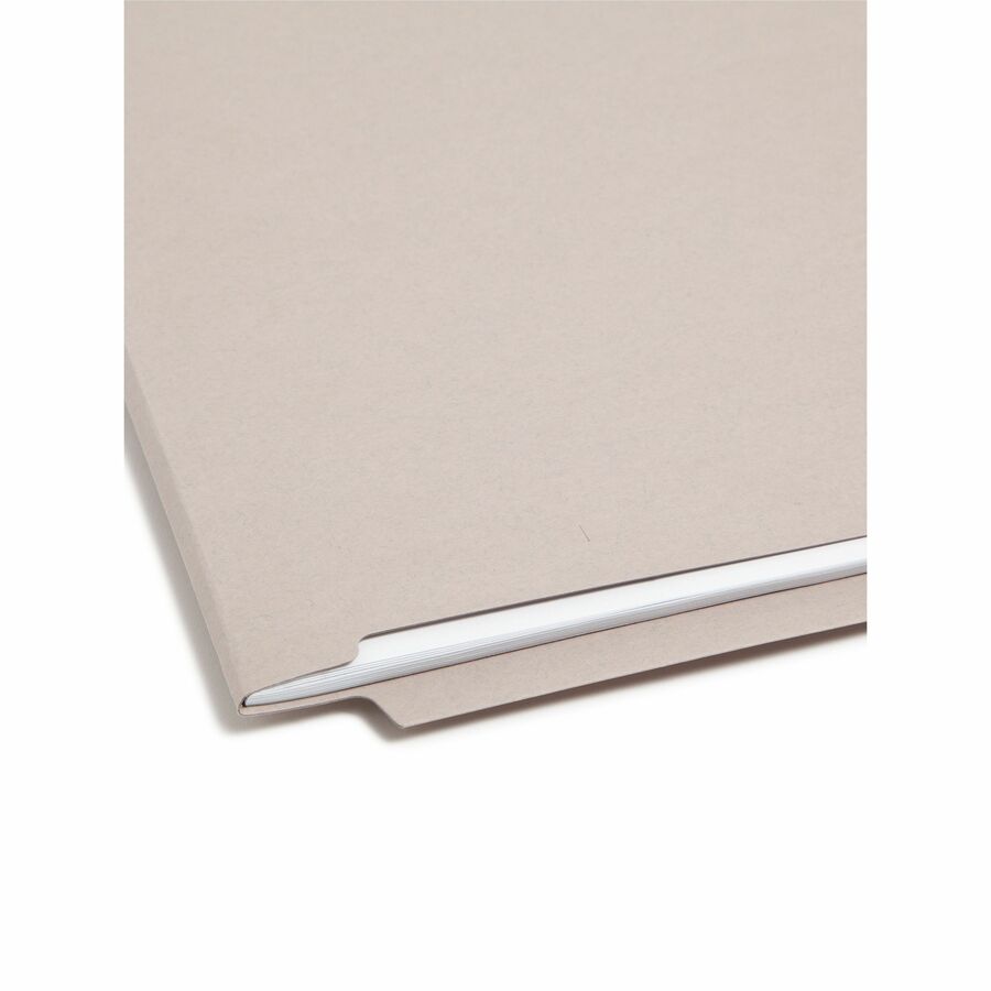Smead Straight Tab Cut Letter Recycled Fastener Folder