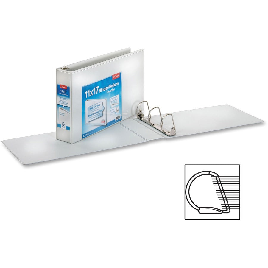 Cardinal ClearVue Overlay Tabloid D-Ring Binder