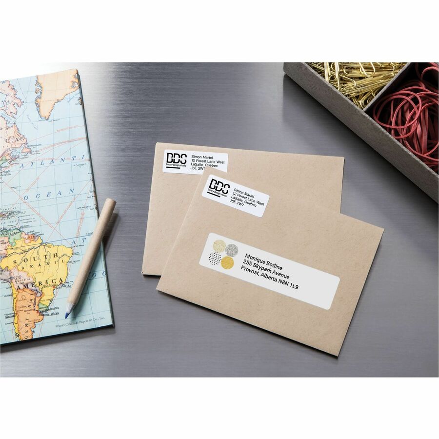Avery® White Rectangle Labels with Sure Feed Technology