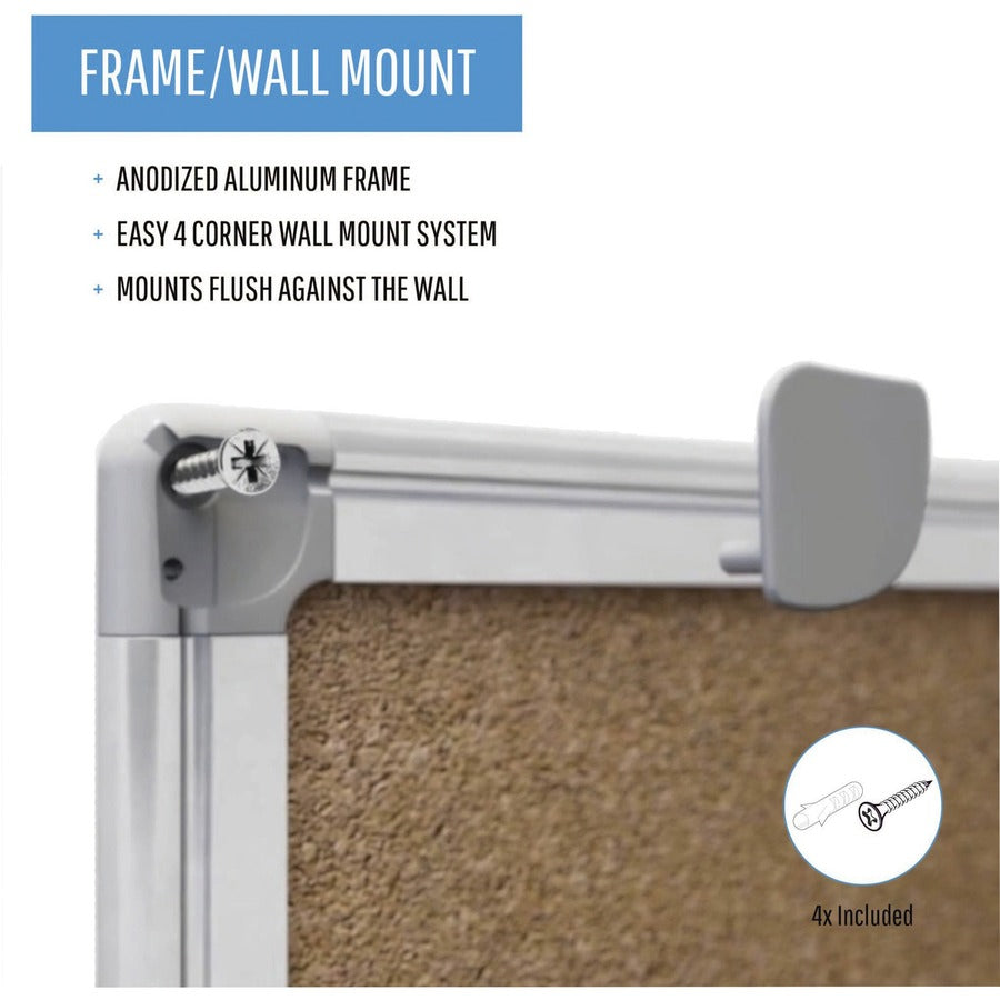 MasterVision Earth Series Cork Board