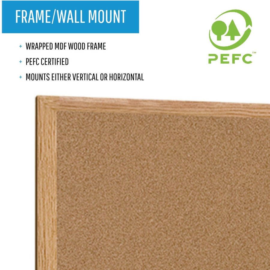 MasterVision Earth Series Recycled Cork Bulletin Boards