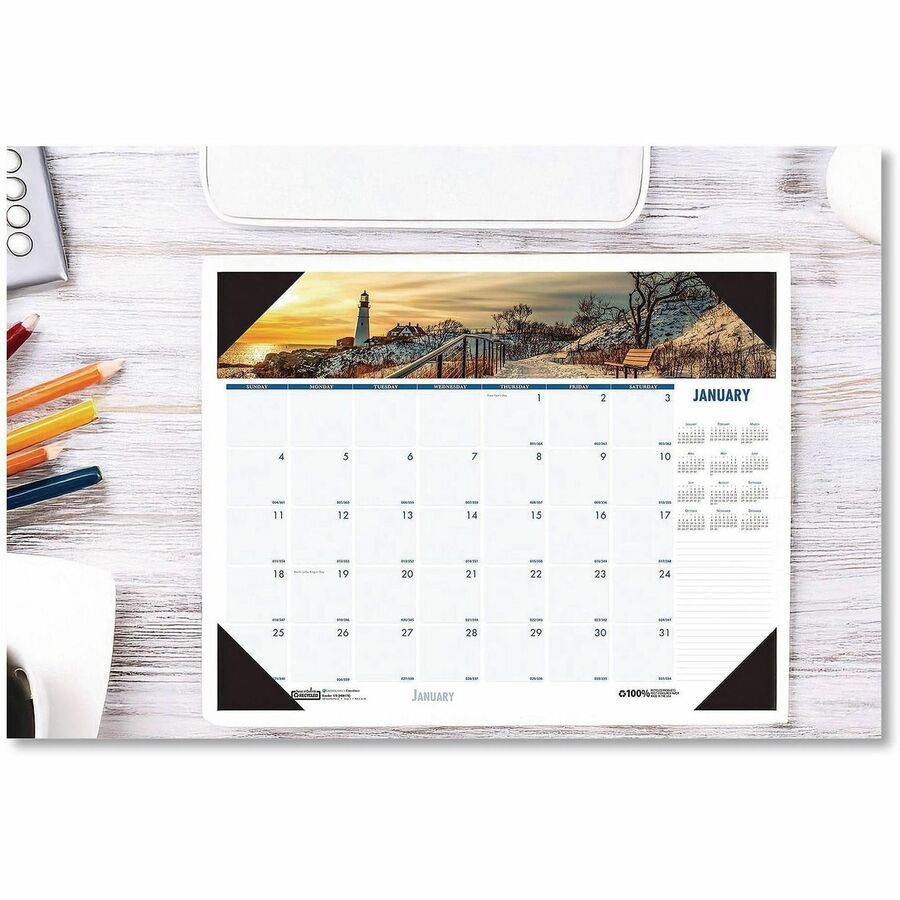 House of Doolittle EarthScapes Coastlines Desk Pad