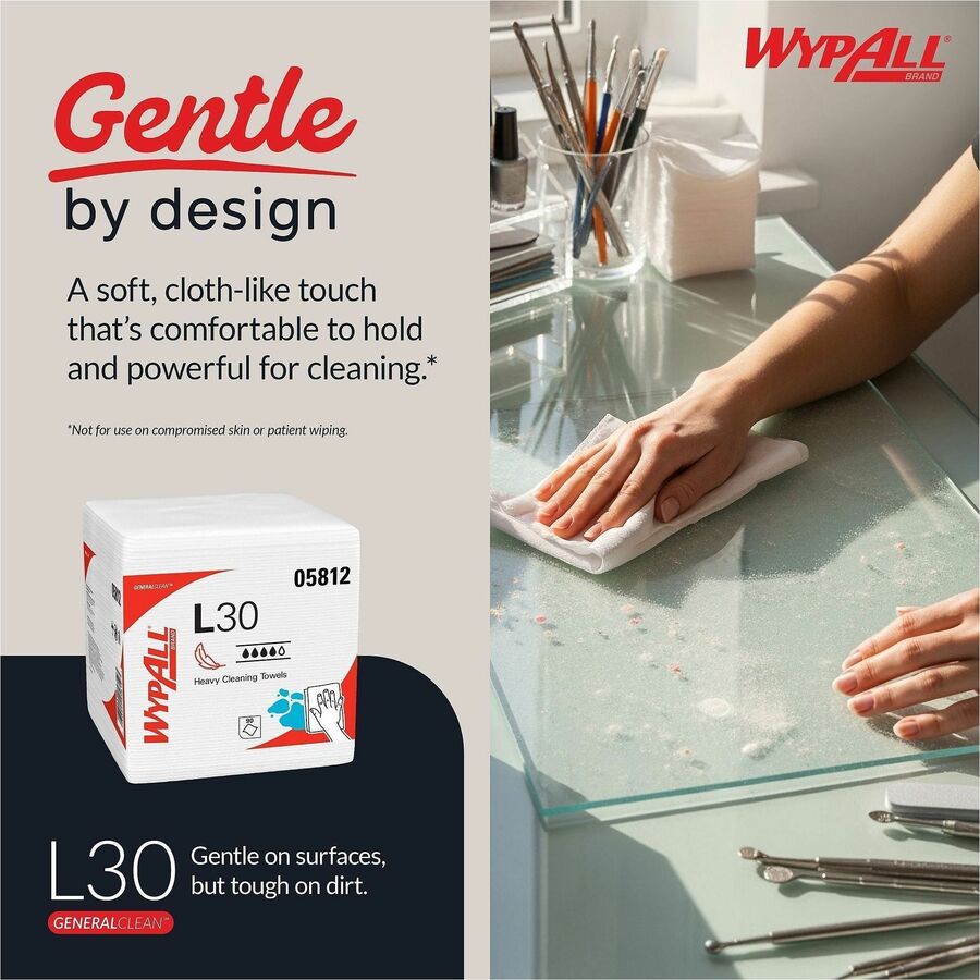 Wypall GeneralClean L30 Heavy Duty Cleaning Towels