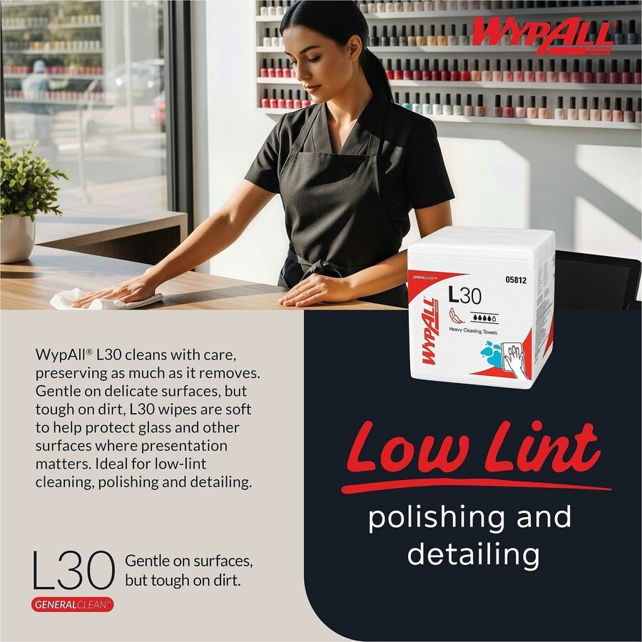 Wypall GeneralClean L30 Heavy Duty Cleaning Towels