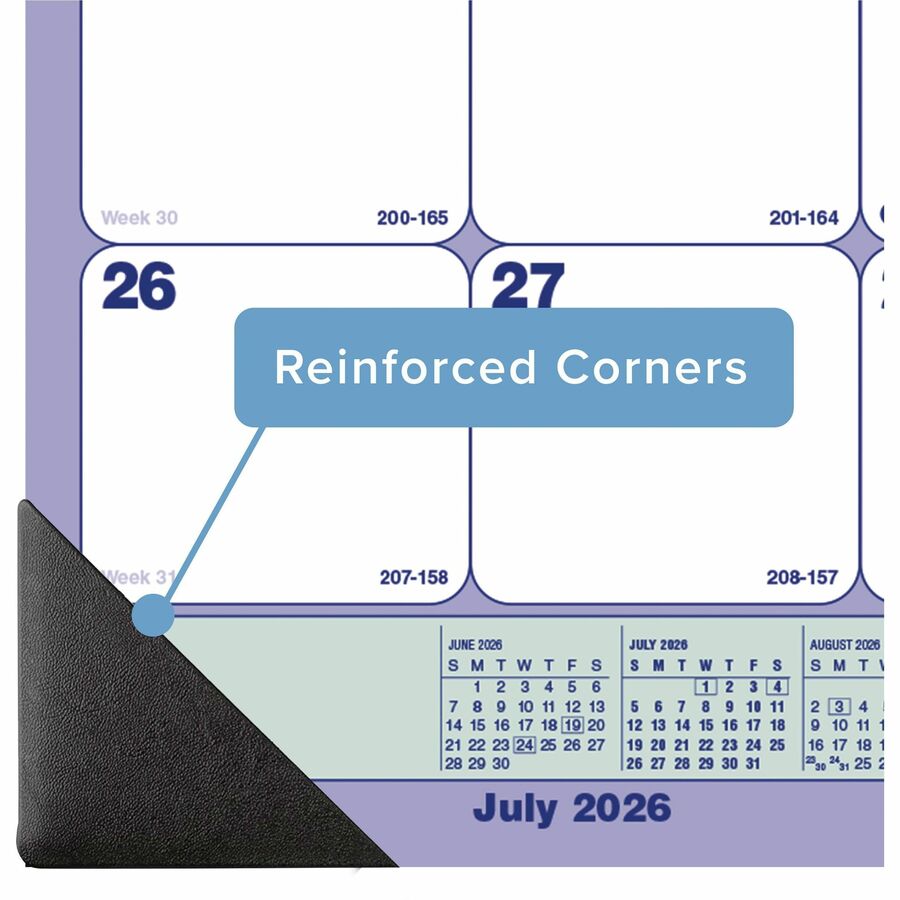 Blueline 13-Month Monthly Academic Desk Pad/Calendar