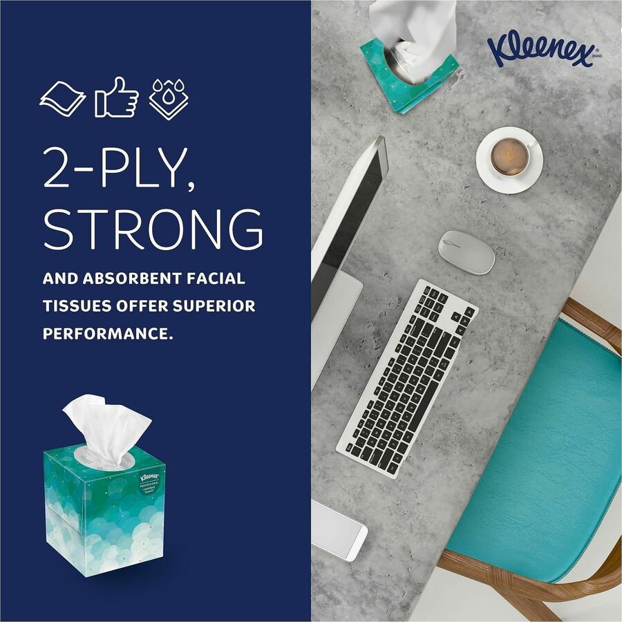 Kleenex Professional Facial Tissue Cube for Business