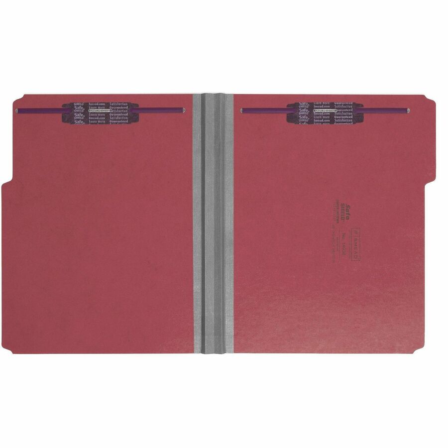 Smead Colored 1/3 Tab Cut Letter Recycled Fastener Folder