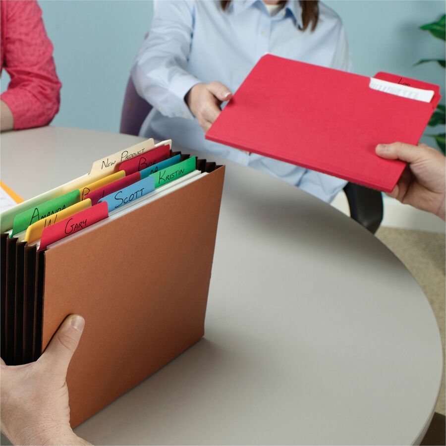 Smead SuperTab 1/3 Tab Cut Letter Recycled Top Tab File Folder