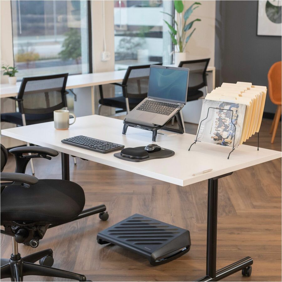 Fellowes Easy Glide Gel Wrist Rest/Mouse Pad