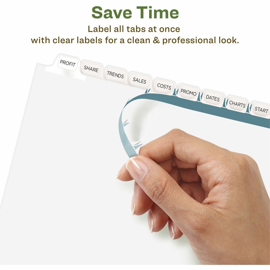 Avery® Eco-friendly Index Makers Dividers