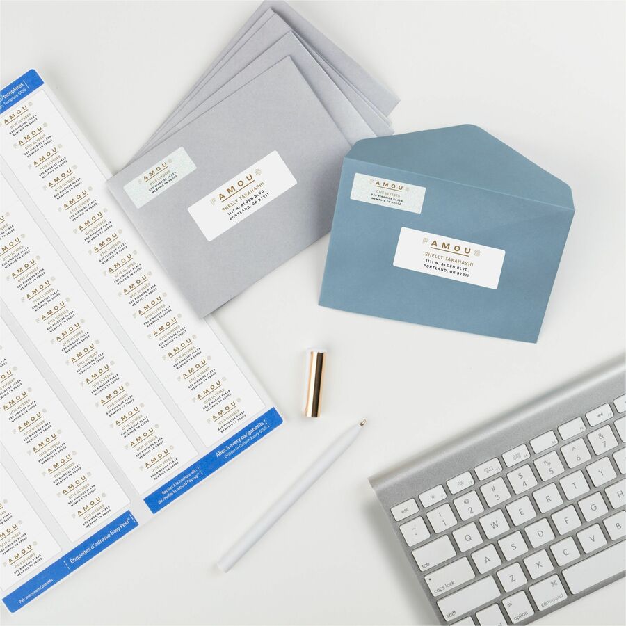 Avery® Easy Peel Return Address Labels, 2/3"x1-3/4" 6,000 Labels (5155)