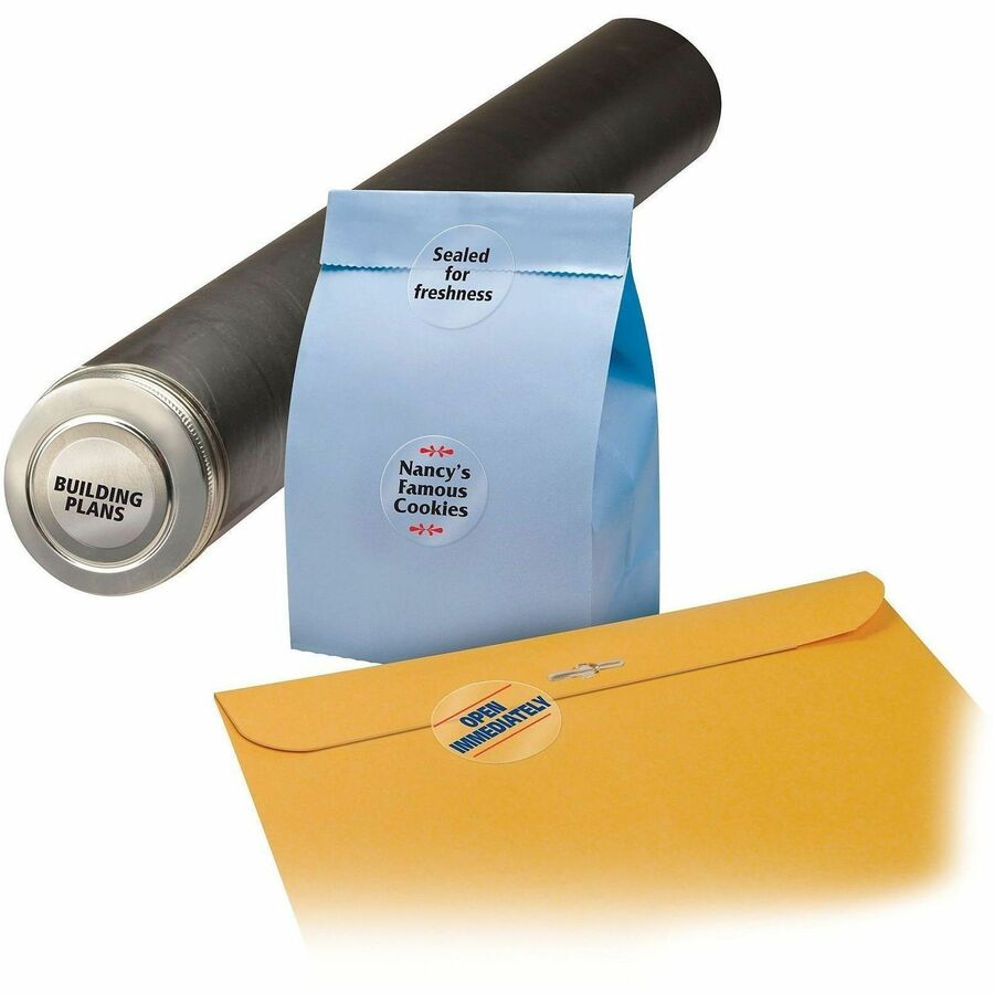 Avery® Glossy Permanent Multipurpose Round Labels