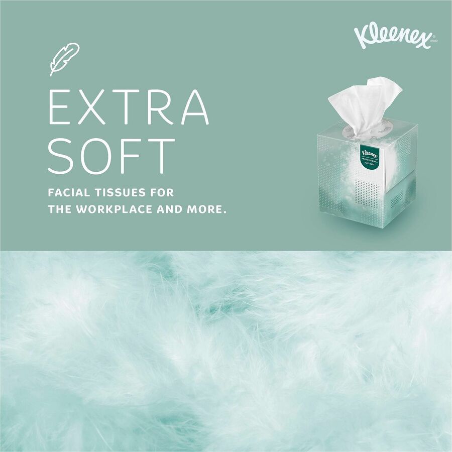 Kleenex Professional Naturals Facial Tissue Cube for Business