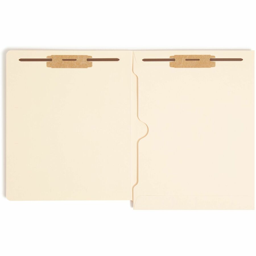 Smead Straight Tab Cut Letter Recycled Fastener Folder