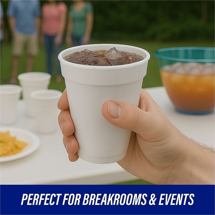 Genuine Joe 12 oz Hot/Cold Foam Cups