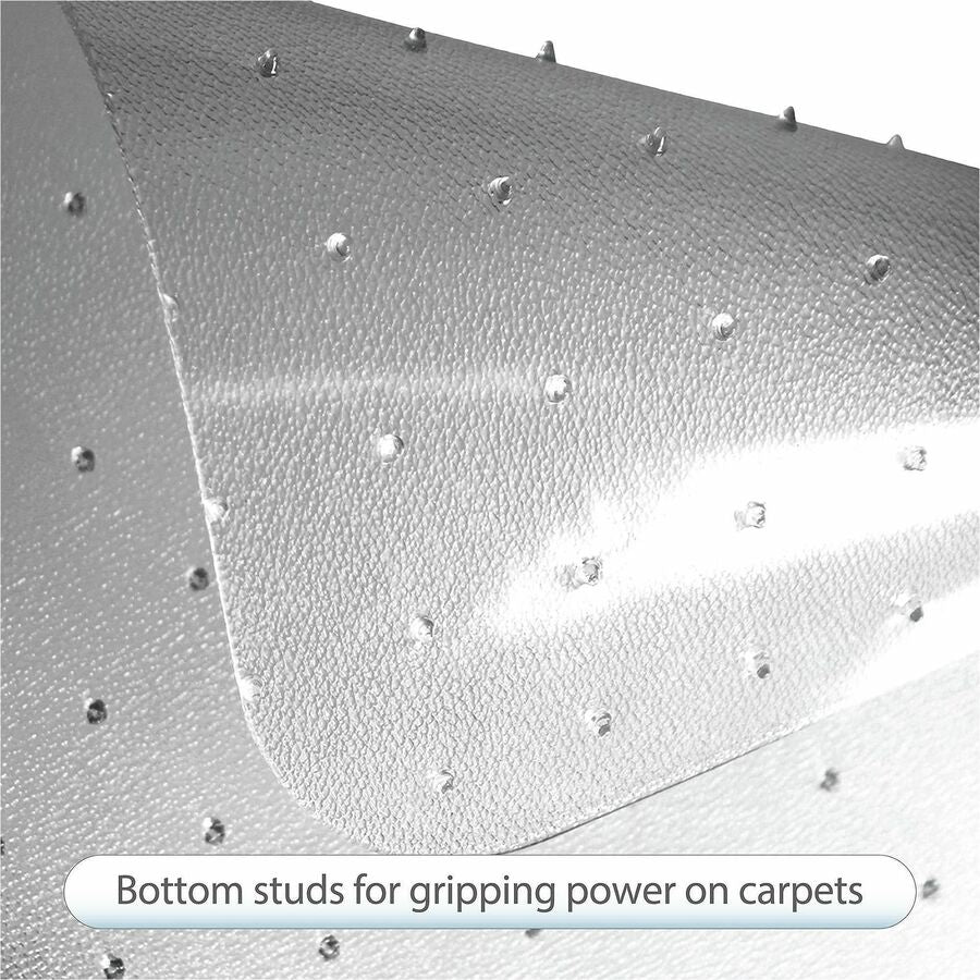 Lorell Lipped Chair Mat for Low-Pile Carpet - 36" x 48"