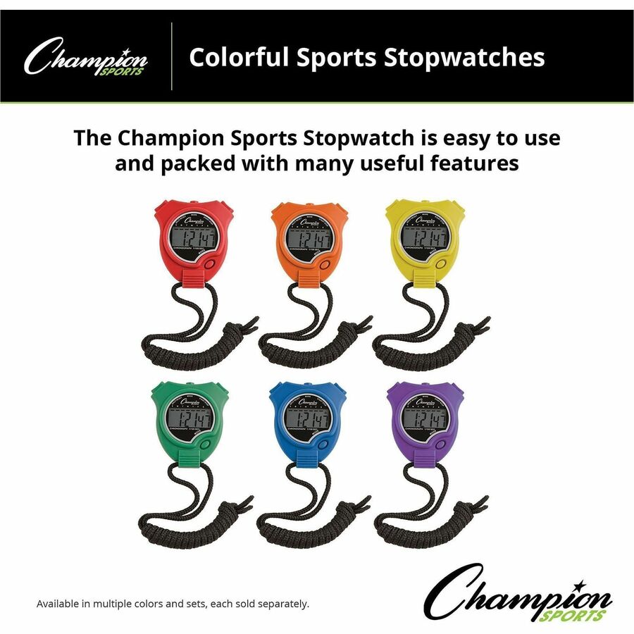 Champion Sports Stop Watch Set