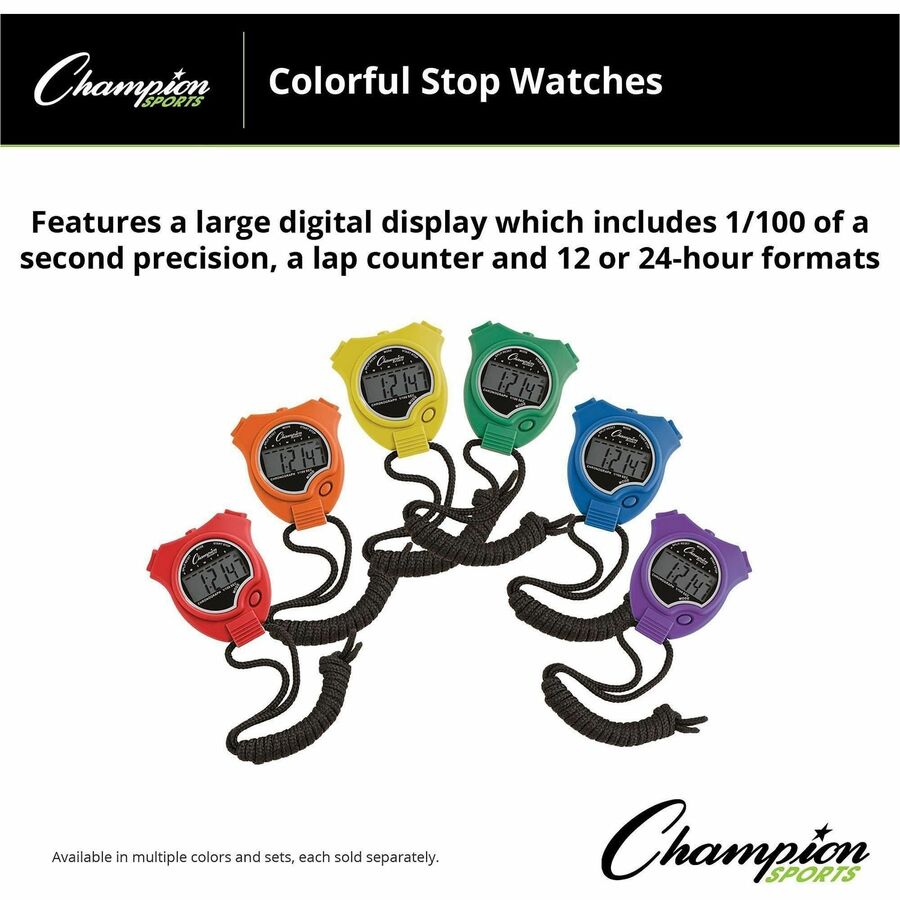 Champion Sports Stop Watch Set
