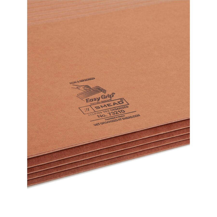 Smead Easy Grip Straight Tab Cut Legal File Pocket
