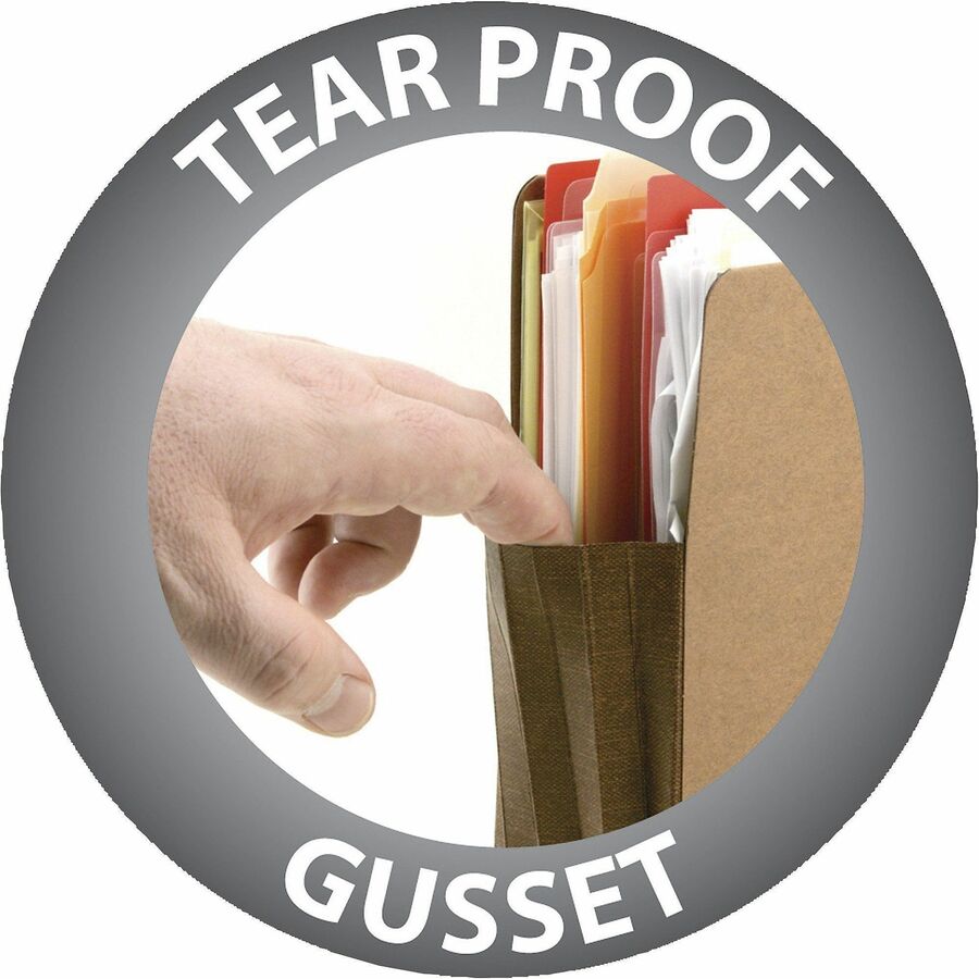 Smead Easy Grip Straight Tab Cut Legal Recycled File Pocket