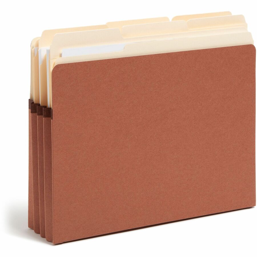 Smead SuperTab Straight Tab Cut Letter Recycled File Pocket