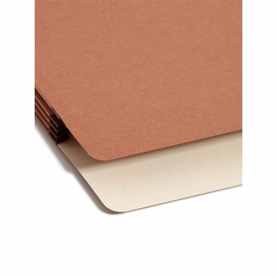 Smead SuperTab Straight Tab Cut Letter Recycled File Pocket