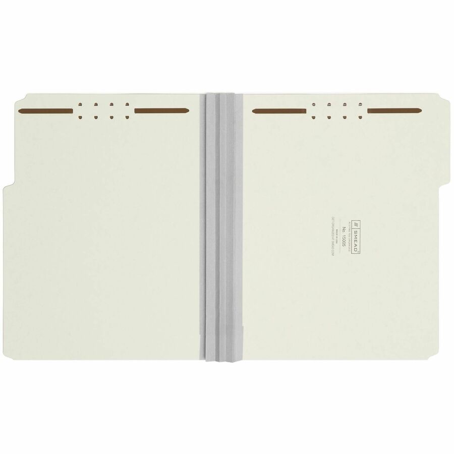 Smead 1/3 Tab Cut Letter Recycled Fastener Folder