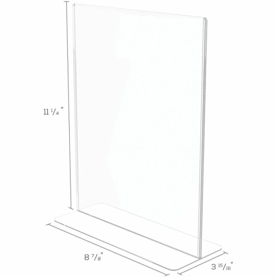 Deflecto Superior Image Double-Sided Sign Holder