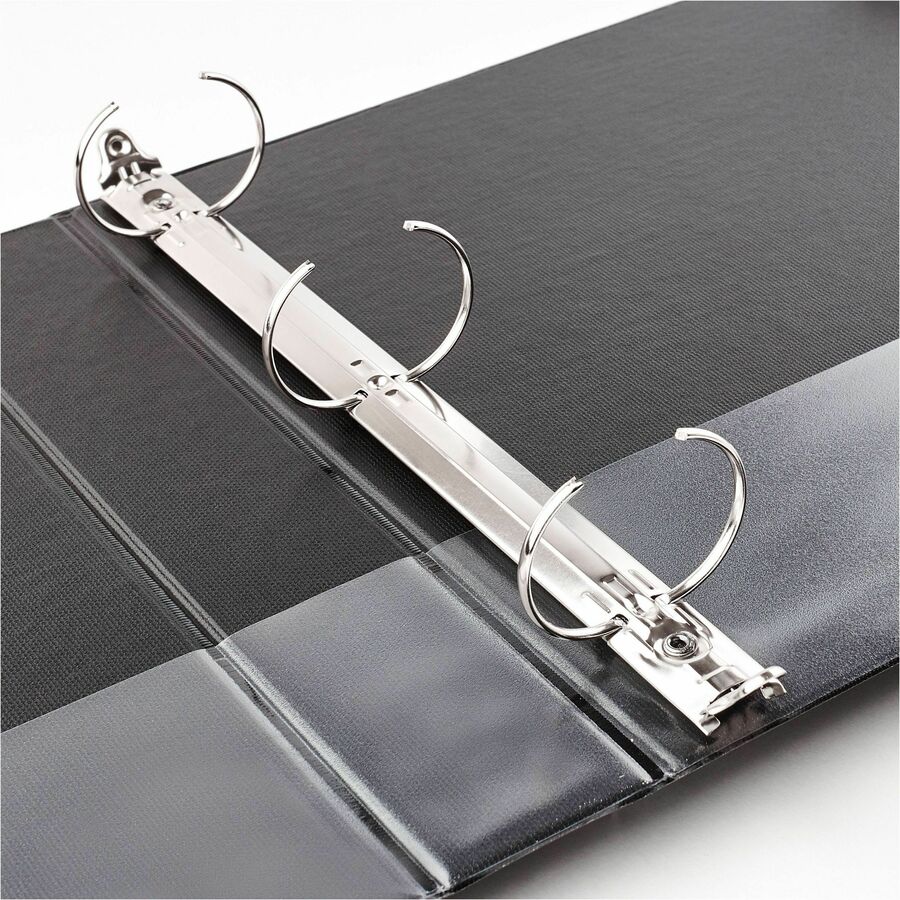 Avery® Standard Binder, 1.5" Round Rings, Black Binder (03401)