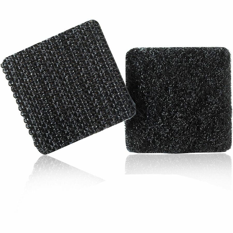 VELCRO® Sticky Back 7/8in Squares Black 12 Ct